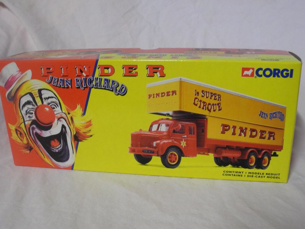 CORGI TOYS NO. 73301 BERLIET GLR 8 PINDER JEAN RICHARD MIB (Neu und ...