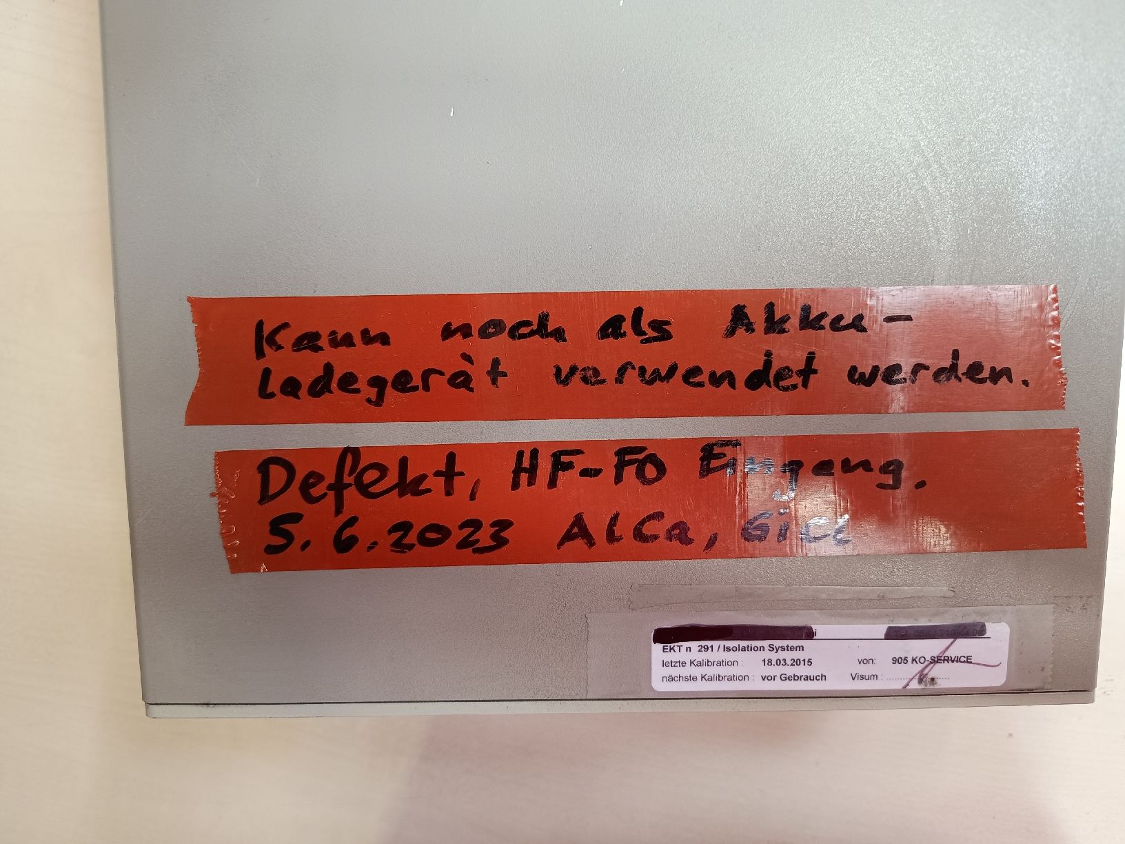 Caricabatterie: Tektronix A6905S Isolation Receiver, Akkuladegerät, defekt – Difettoso da Döttingen venduto da Schlei 2