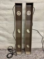 2er Set Wandlampen / Regalleuchten, braun (100x15x12cm)