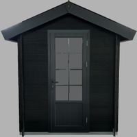 Gerätehaus WPC Anthrazit, sehr stabiel neu + Originalvepack