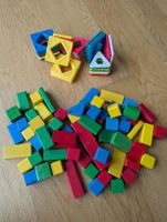 Magnetische und Holzbausteine