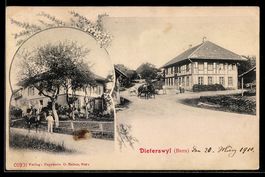 AK Dieterswyl, Straßenpartie am Schulhaus