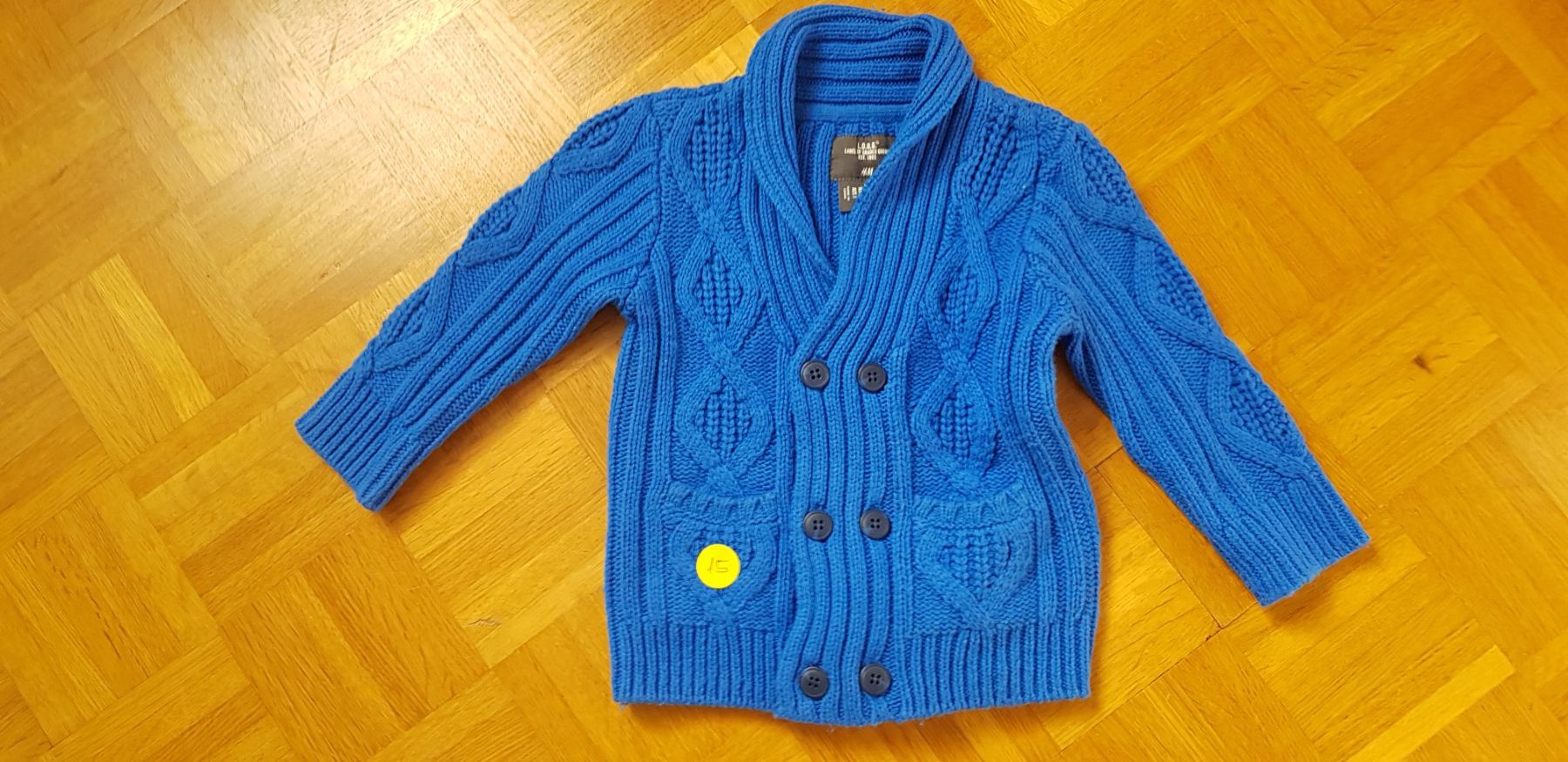 H&M Vestes & Manteaux: Strickjacke blau, Gr. 80 – D'occasion à Dietikon par grafad