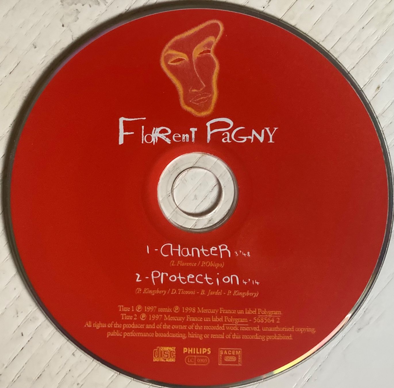 CD: FLORENT PAGNY - CHANTER – Usato da Poliez-Pittet venduto da Newtown-Records 2
