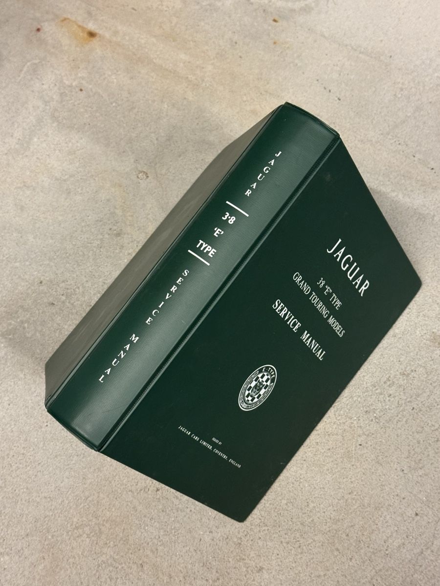 Bücher: Jaguar E-Type 3.8 Servicehandbuch original – Gebraucht aus Basel von phf4058 1