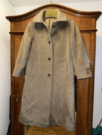 Vintage Alpaca Merinowolle Mantel Hensel & Mortensen