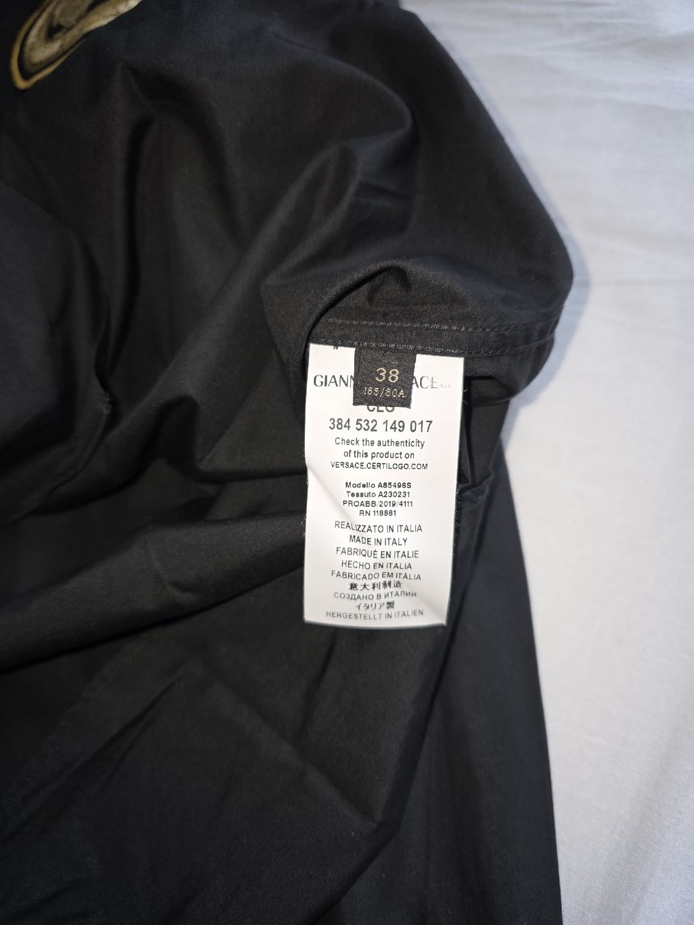 Versace Camicie: Neuwertig versace herren Hemd gr.38 – Nuovo (secondo la descrizione) da Scherz venduto da lacoste30 4