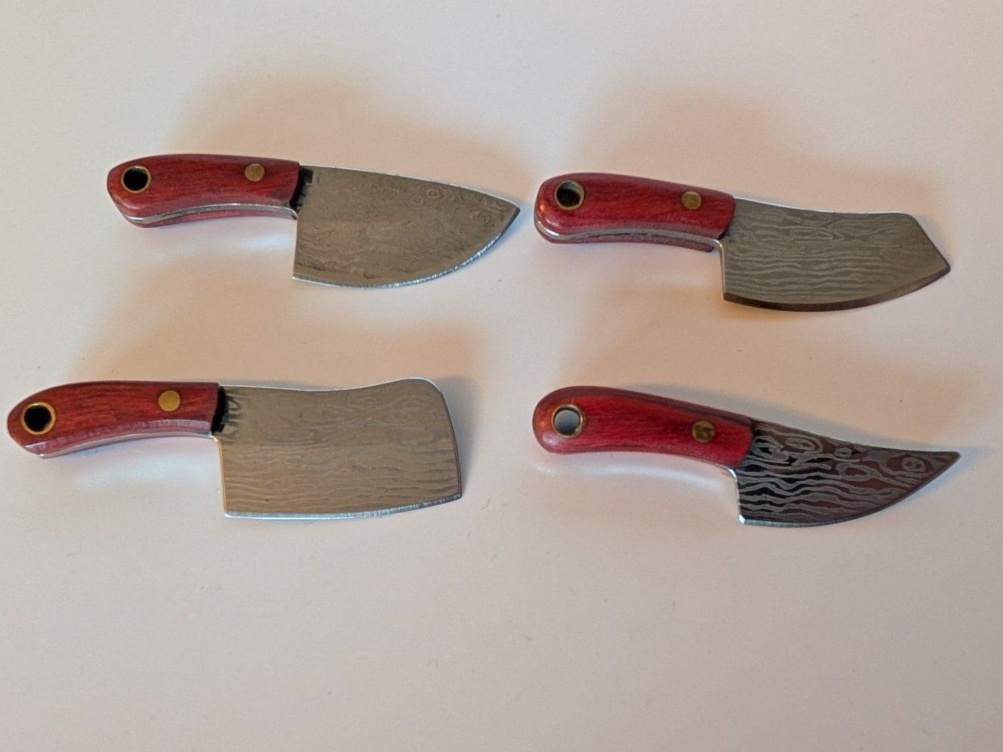 Coltelli: Set 4x Mini Messer mit Holster Damast Optik – Nuovo e nell'imballaggio originale da Ostermundigen venduto da TradeLab 2