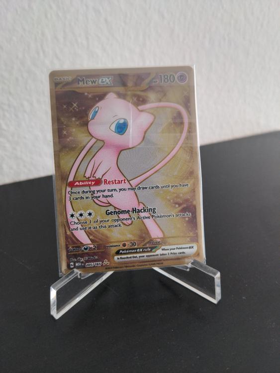 Secrete - Pokemon - 151 - Mew-ex 205/165 Version - Etat Anglais - Carte  Métallique - NM