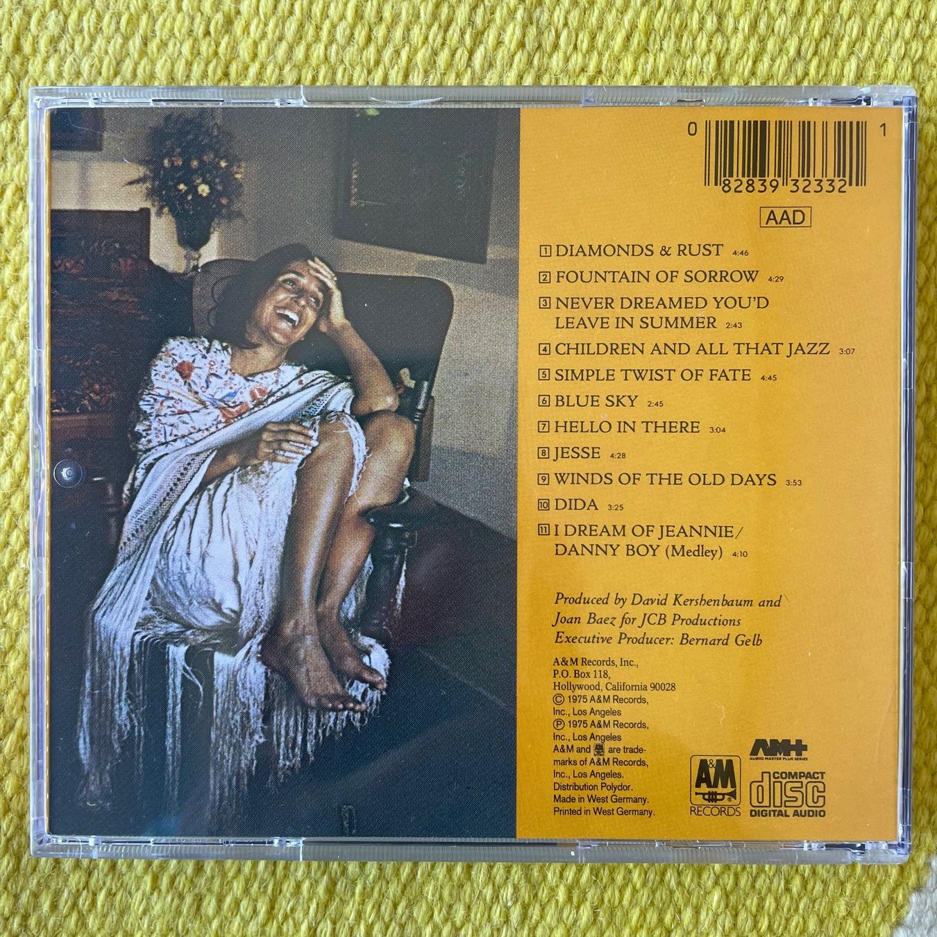 CDs: JOAN BAEZ-DIAMONDS&RUST – D'occasion à Rorschacherberg par CD-Roli 1