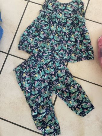 Migros Sommerset, Gr. 80, Viscose, Tukan Muster, Top Zustand