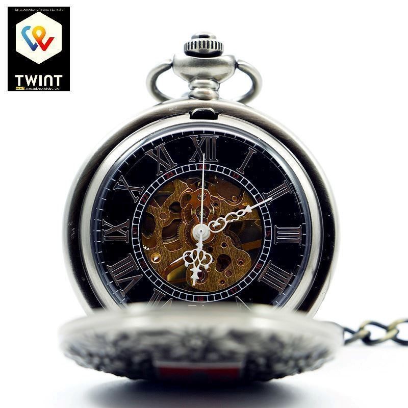 Orologi: NEU Schweizer Taschenuhr mit Kette – Nuovo e nell'imballaggio originale da Wittenbach venduto da ChinaSeidenstrasse 1