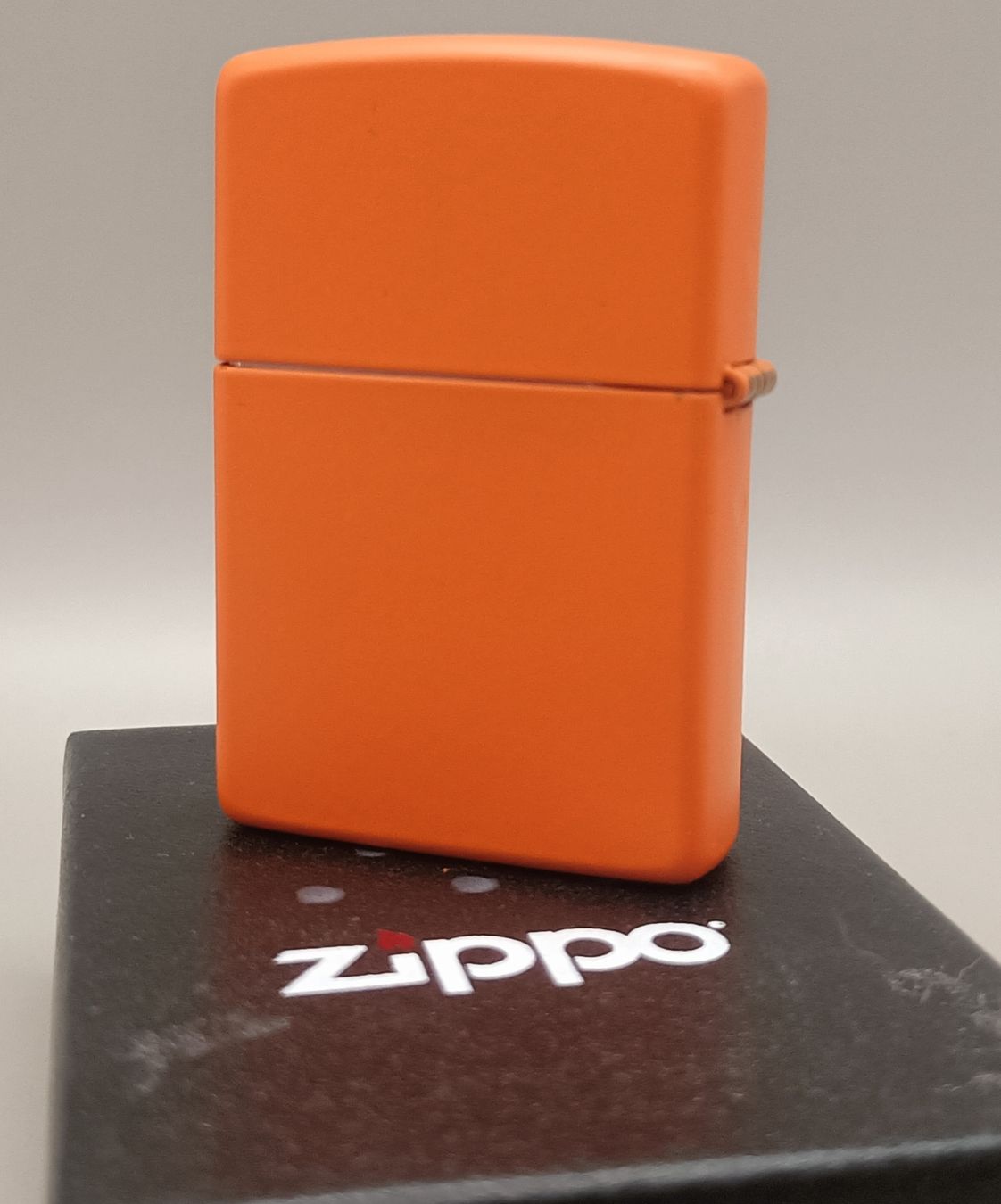 Zippo Accendini: Zippo orange tiger mat box NEW  – Nuovo e nell'imballaggio originale da Pampigny venduto da Calypso06 2