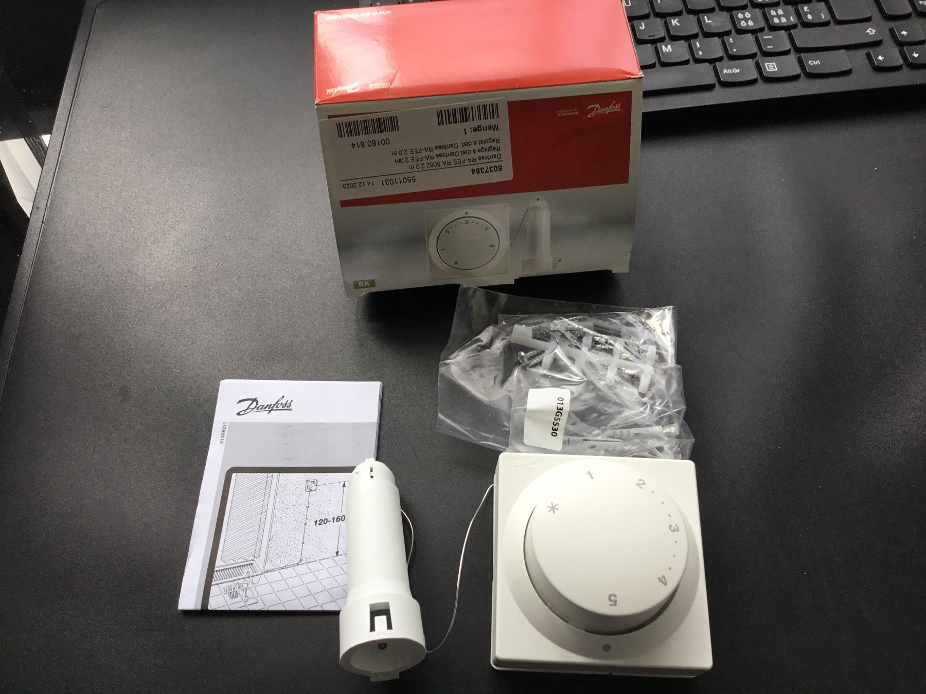 Danfoss Messen: Danfoss ferneinstellung thermostatic Sensor RA 5062 – Neu und originalverpackt aus St. Margrethen SG von alfapeugeot10 3