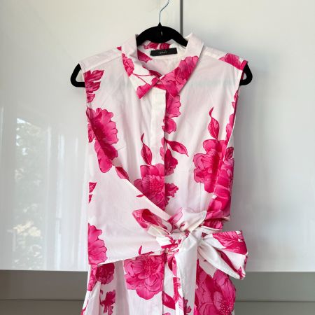 Oui Kleid mit floralem Muster, Gr. 36