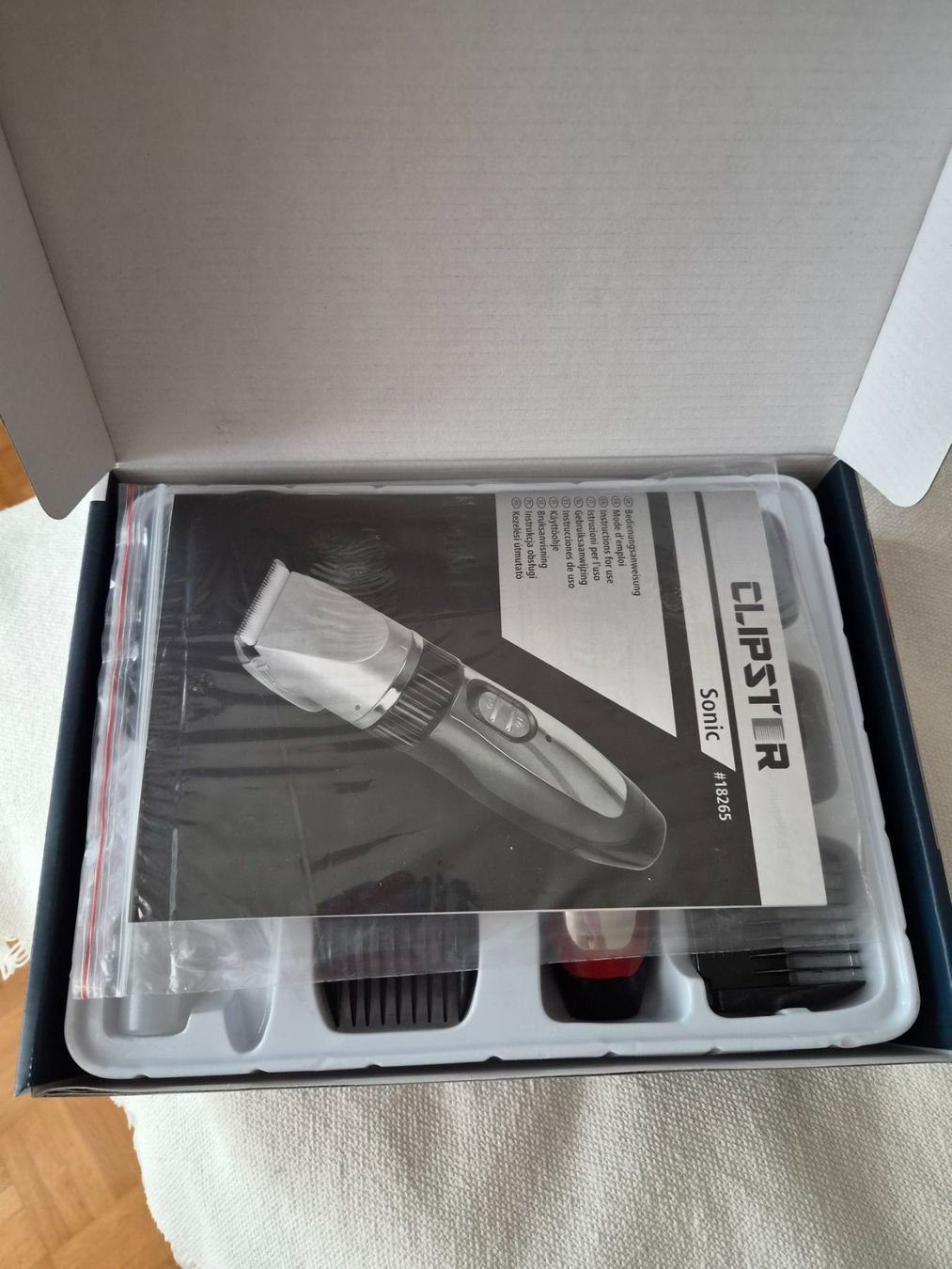 Prodotti per la cura & articoli per la pulizia: Tondeuse Clipster Sonic pour animaux – Nuovo e nell'imballaggio originale da Lausanne venduto da leroyaumedereven 1