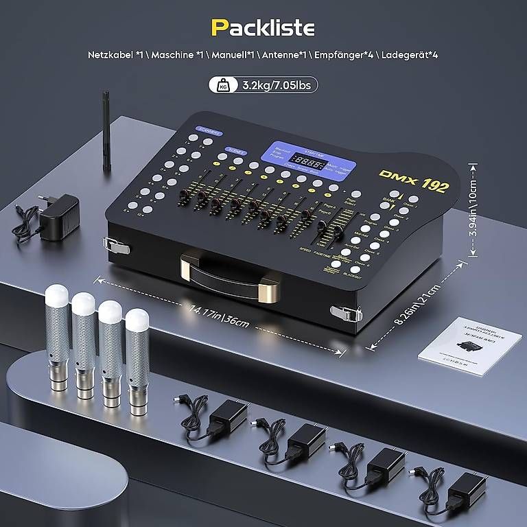 Mischpulte: U`King DMX Controller,192 Kanäle DJ Controller mit Schublade – Neu (gemäss Beschreibung) aus Kreuzlingen von Best-Deal-Oase 5