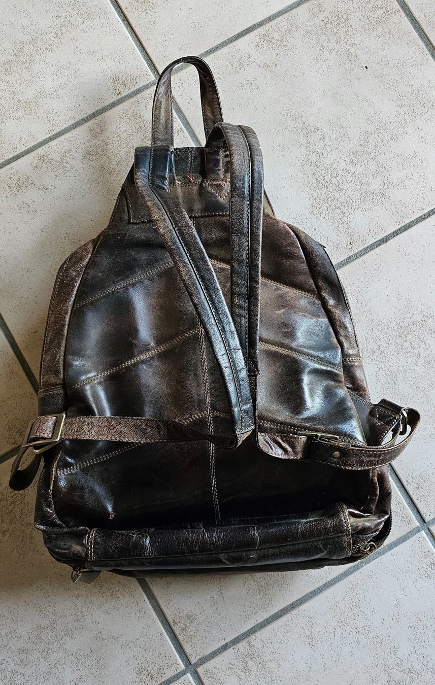 Rucksäcke: Vintage Lederrucksack – Gebraucht aus Schleinikon von sku_c72n 3