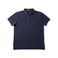 Polo Ralph Lauren Bleu Marine Logo Rouge - L Custom Fit #32