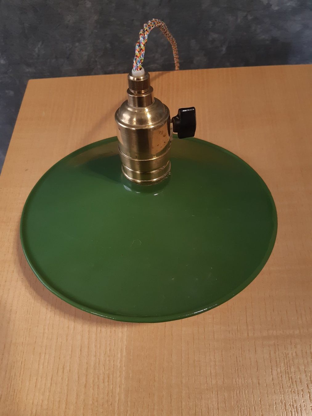 Lampade: Restaurierte Emaille Werkstattlampe – Usato da Winterthur venduto da lampenretter 2
