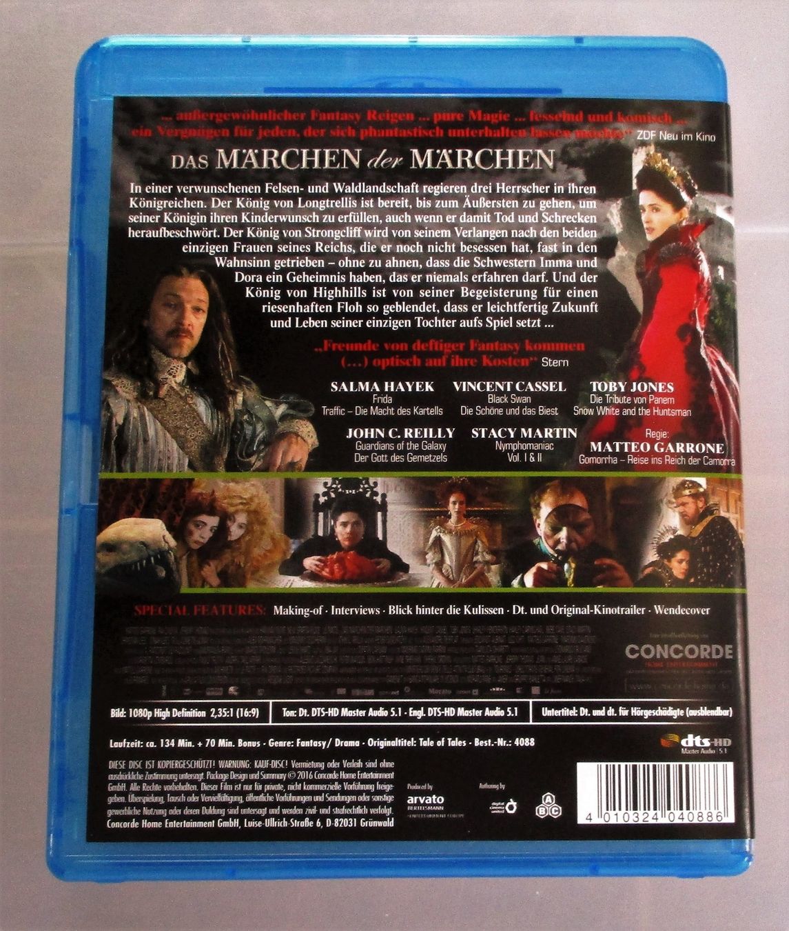 Tutti i DVDs: DAS MÄRCHEN DER MÄRCHEN - Salma Hayek Blu-ray – Usato da Wattwil venduto da Muriel10 1