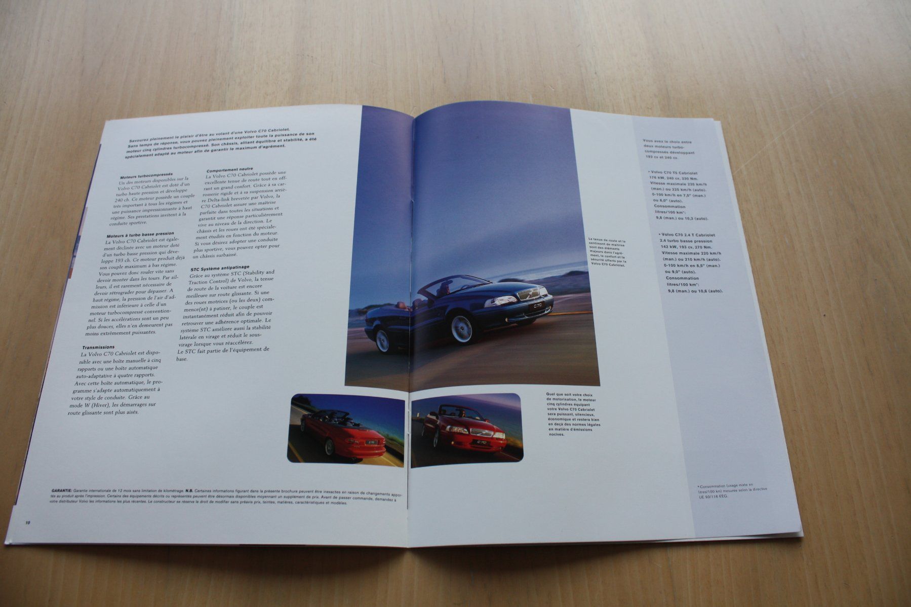Volvo Documenti: Volvo C70 Cabriolet Prospekt 2000 FR – Usato da Wikon venduto da erwin400 5