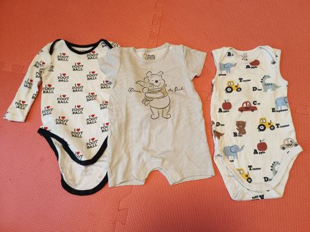 C&A 3x Body Set Gr 74 Baby