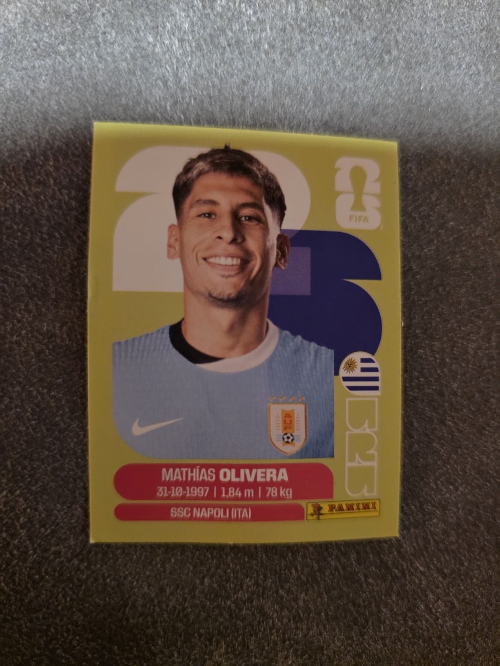 Panini Carte collezionabili: Panini WM 2026 URU 7 Olivera – Nuovo (secondo la descrizione) da Romanshorn venduto da leeh78