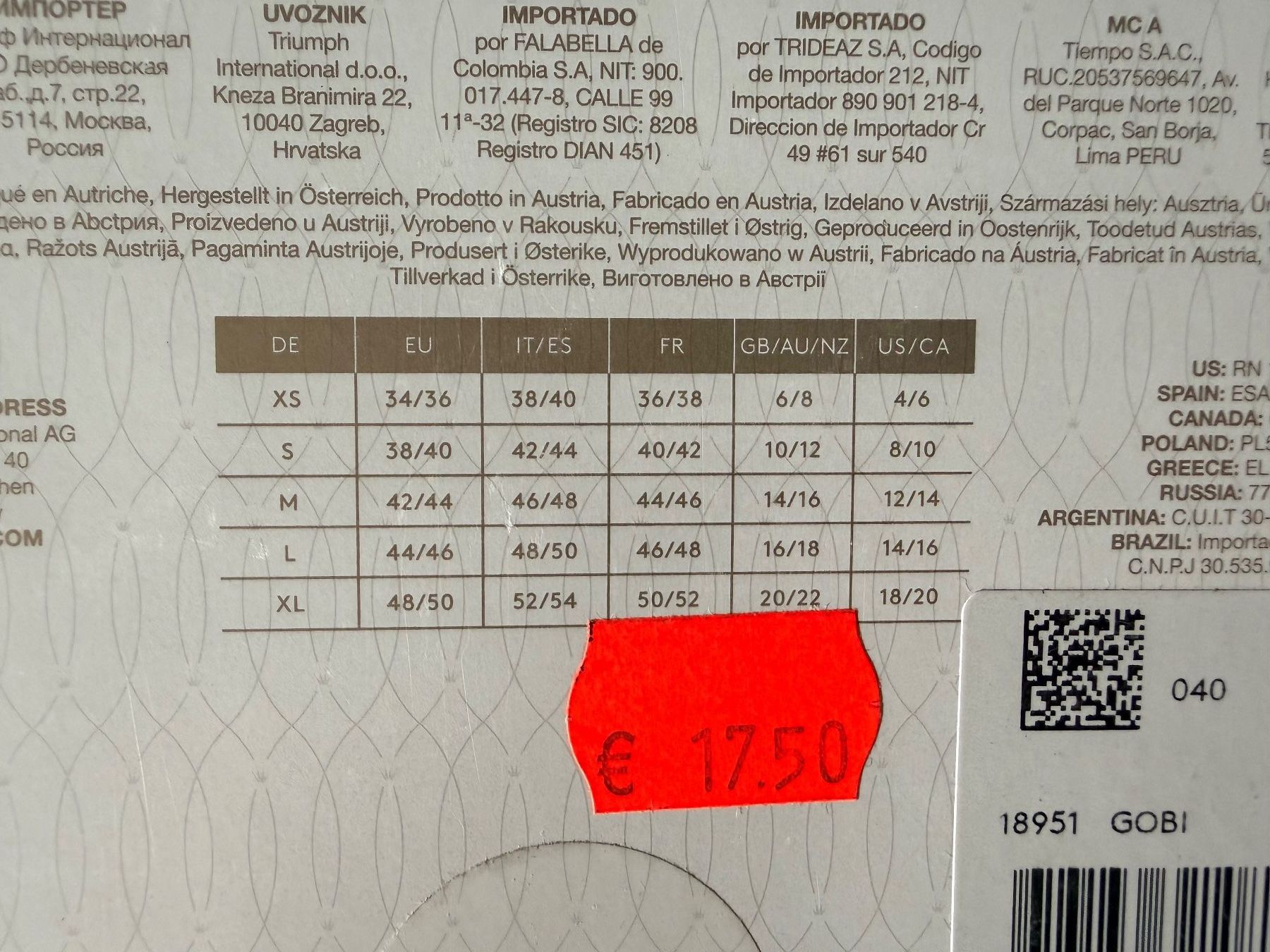 Calze & Collant: TRIUMPH, Strumpfhose SHAPE SENSATION Support, Grösse XS – Nuovo e nell'imballaggio originale da Rudolfstetten venduto da gst_g7xl 2