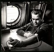 Fotografie sowjetischer Kosmonaut Andrij