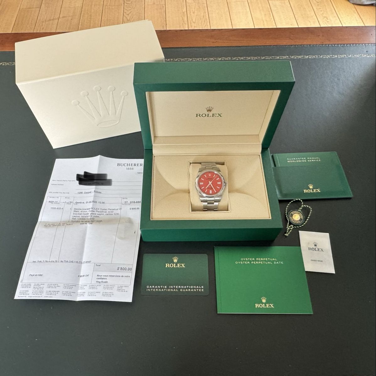 Rolex Montres: ROLEX OYSTER RED 41 – Neuf (Voir description) à Coppet par Apicius1 8