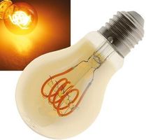 LED Glühlampe E27 "Vintage G70" 2200k, 249lm, 230V/4W