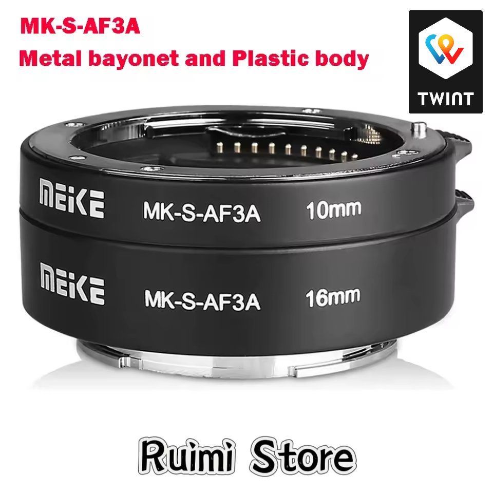 Obiettivi: Extension Macro 10+16mm Sony Mirrorless e-mount FE-mount A7 – Nuovo e nell'imballaggio originale da Saignelégier venduto da Photo-discount 1
