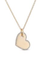 Collana e pendente in oro rosa con diamanti naturali