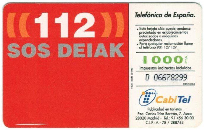 Schede telefoniche: Telefonkarte Spanien CP-137 – Usato da Zürich venduto da tol_b7c7 1