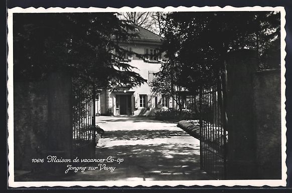 Cartoline postali: Jongny sur Vevy, Maison de vacances Co-O – Usato da Berlin venduto da bartko-reher