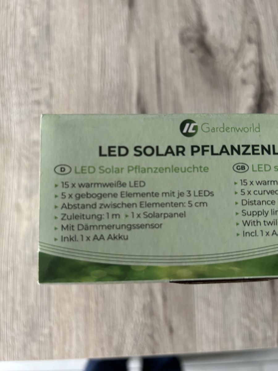 Lampade: LED Solar Leuchte – Nuovo e nell'imballaggio originale da Aefligen venduto da Bifi111 2