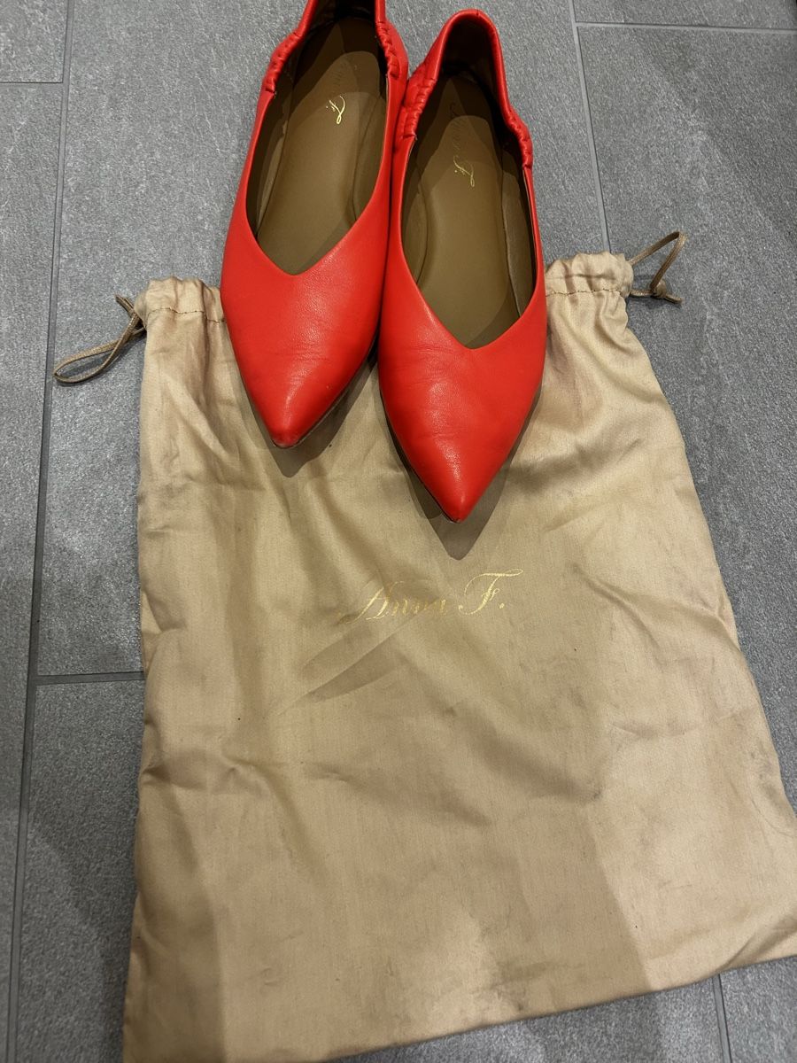 Scarpe da donna: Ballerina Leder 38 Koralle – Usato da Zürich venduto da cos_b629