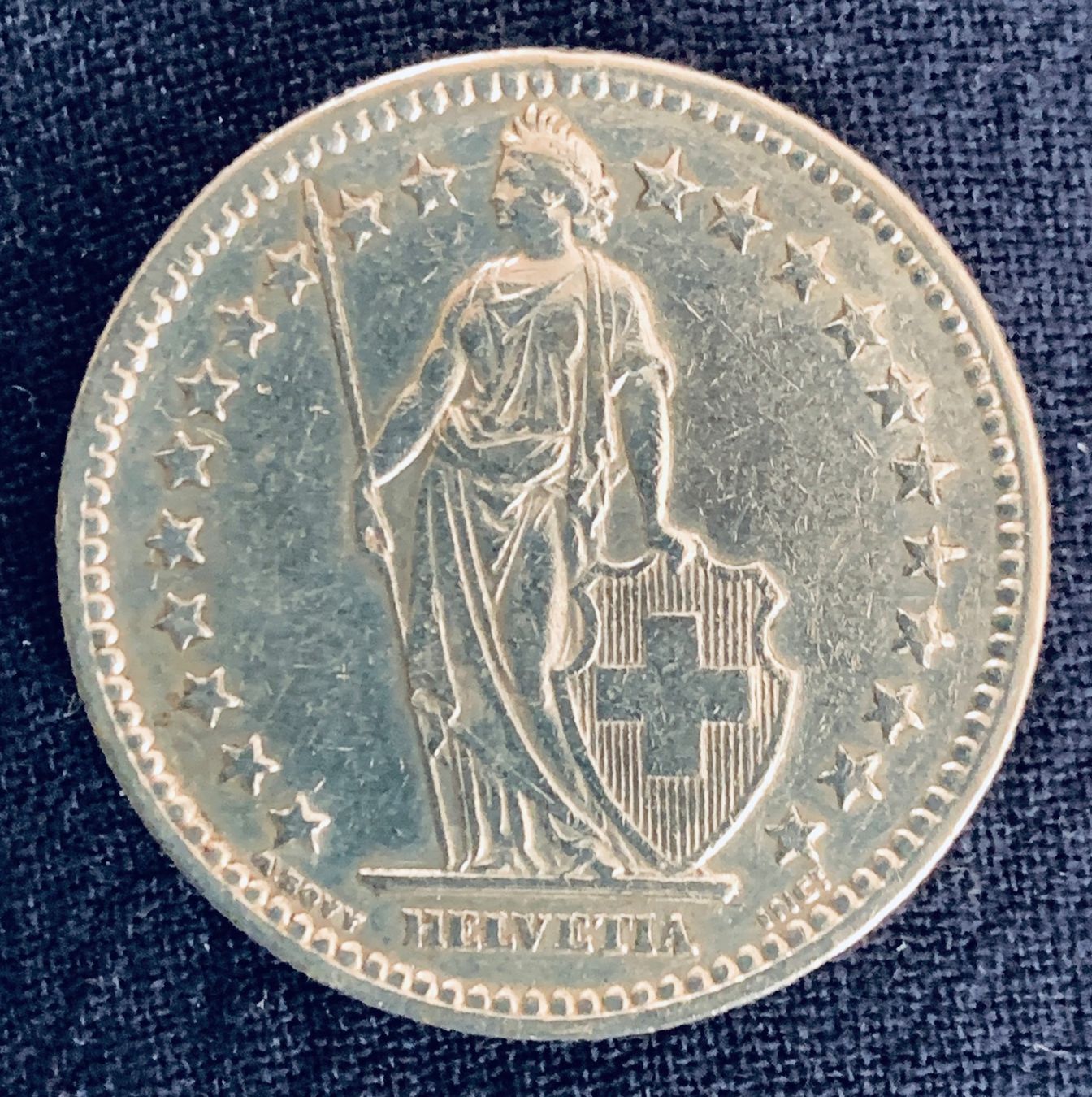 Tutti le monete: 2 Franken Münze, Schweiz, 1953 – Usato da Bern venduto da Flora.Sonea 1