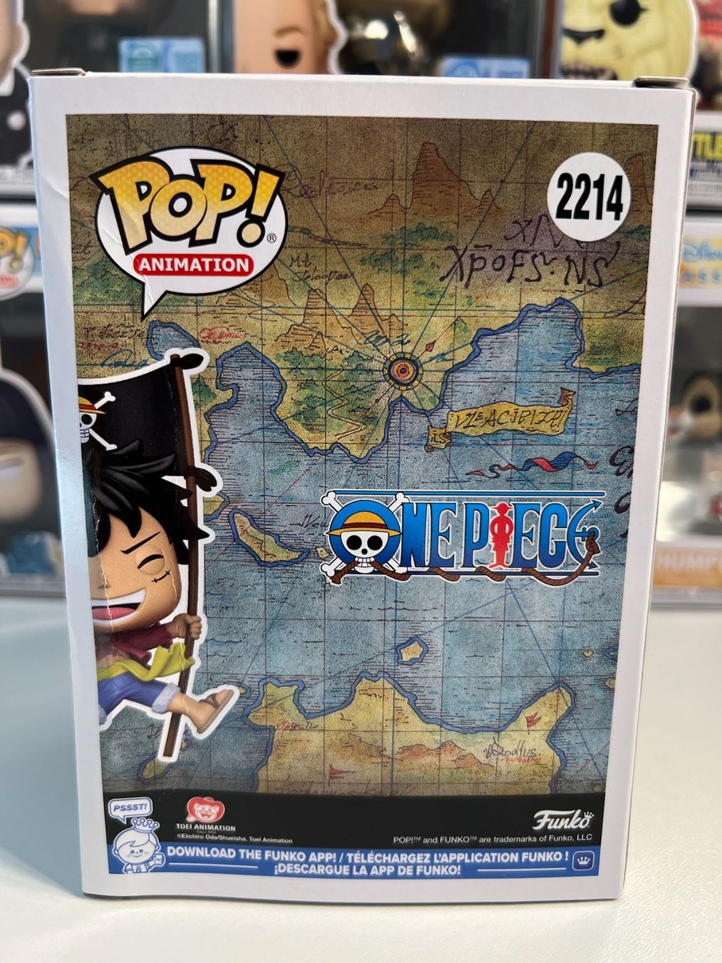 Funko Statuette: Funko POP! One Piece Monkey D. Luffy with Flag Edition Limit – Nuovo e nell'imballaggio originale da Le Mouret venduto da perfectbijou 2