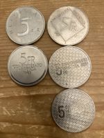 Fr 5.- Schweizer Münzen aus verschiedenen Jahren