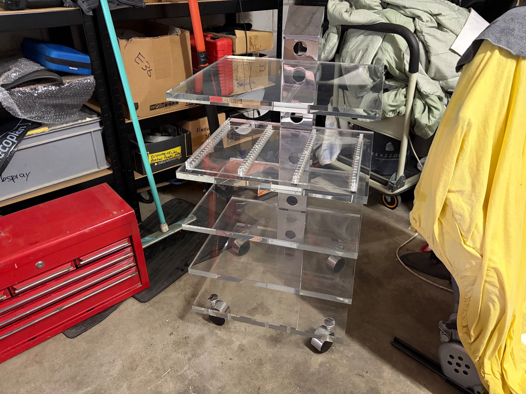Wandhalterungen: Acryl Hifi Rack – Gebraucht aus Turbenthal von Steffla