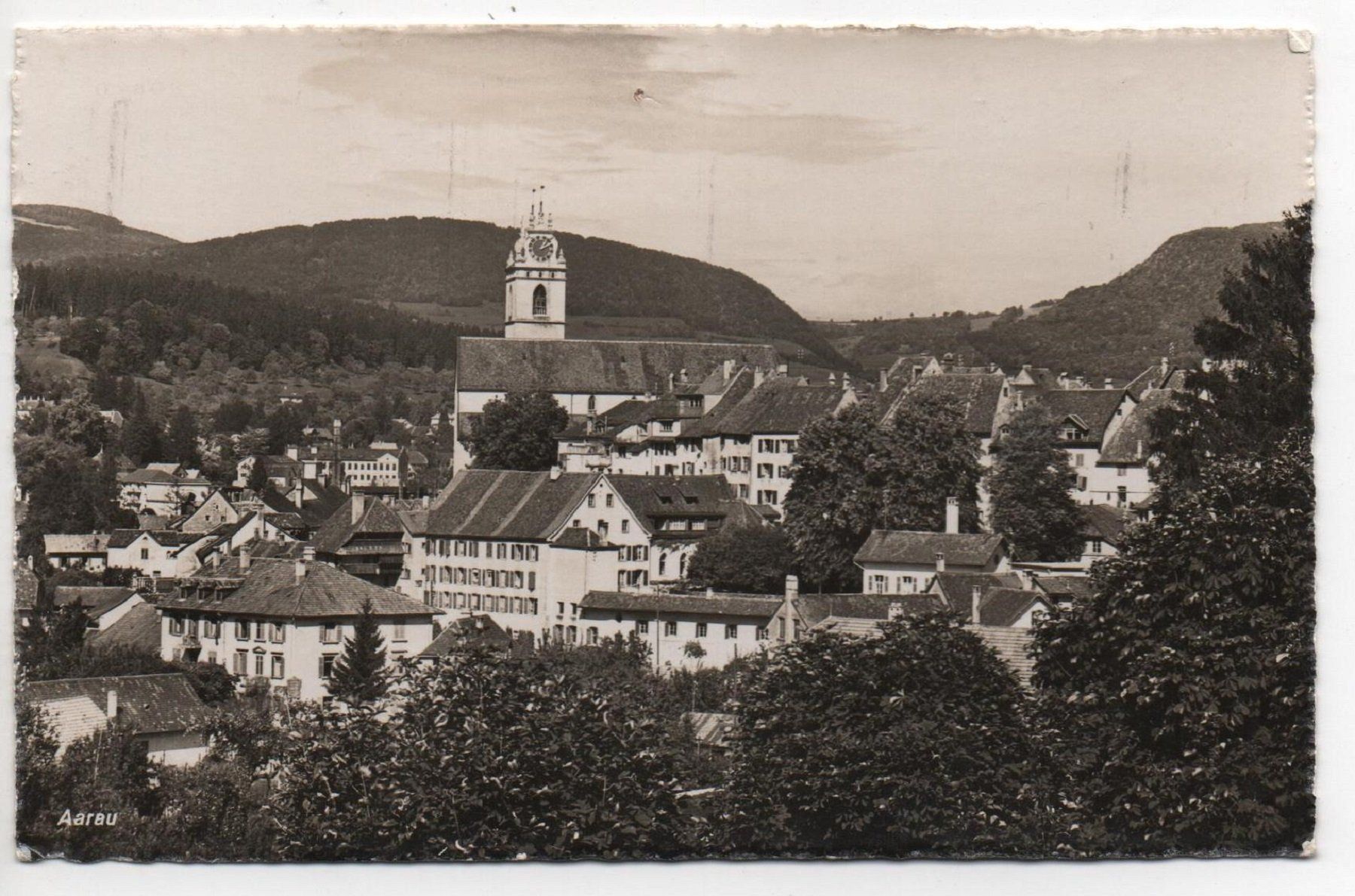 Cartes postales: AARAU Teilansicht – D'occasion à Jona par philajona