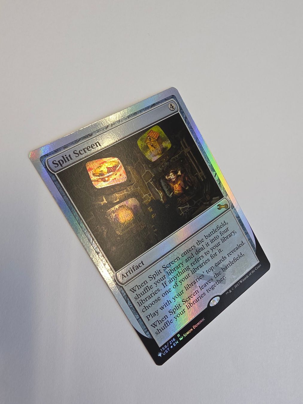 Magic The Gathering Carte collezionabili: MTG -Unstable (UST)- Karte: Split Sreen - SILBERRAND FOIL – Nuovo (secondo la descrizione) da Mörigen venduto da Gadgeteer 1