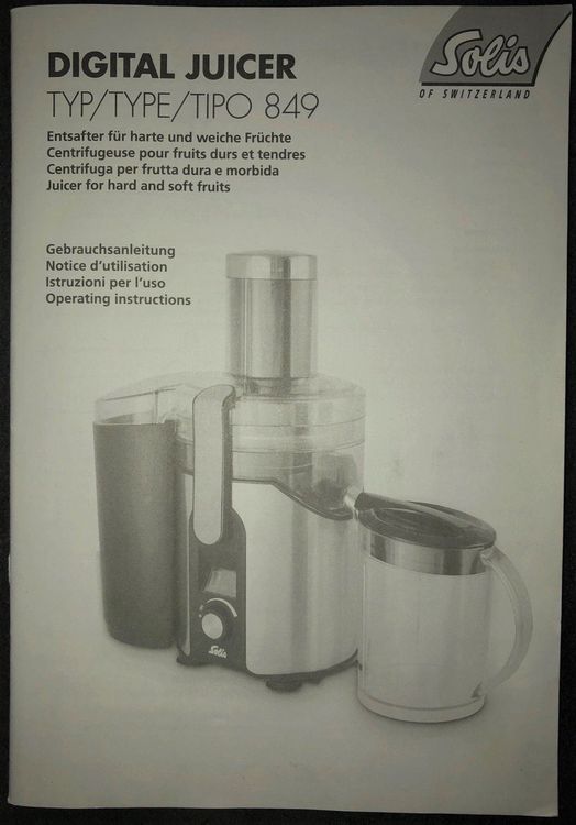 Why a juicer?  Solis of Switzerland