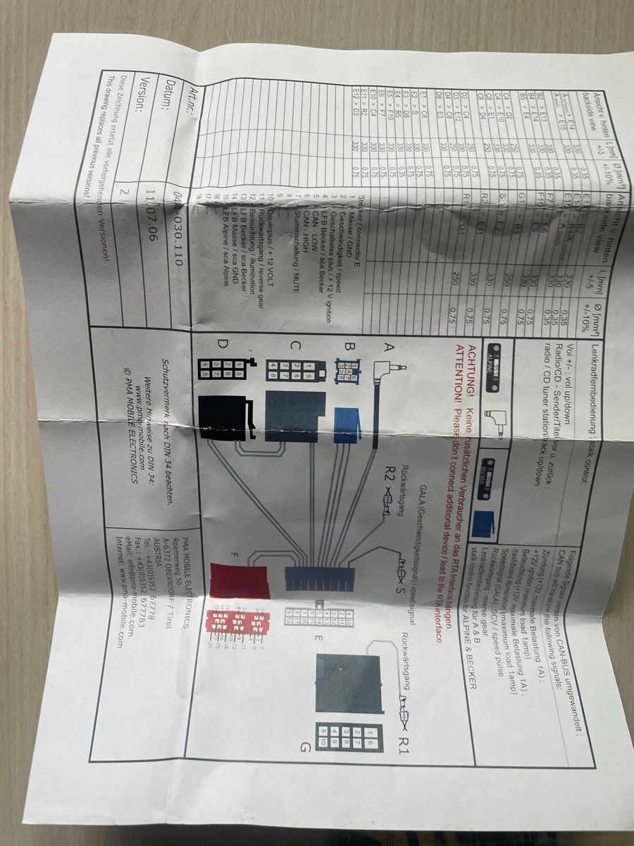 Radios: Interface CAN-Bus & Système Actif Autoradio BOSE (->AUDI) – Neu und originalverpackt aus Denges von Ricautomotive 4