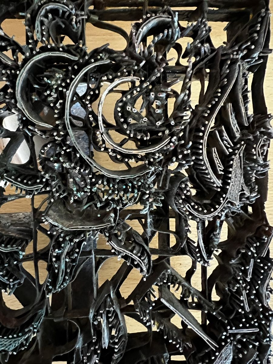 Sculture & Statue: Batik Kupferstempel  Java Textilien Indonesien Asien UNESCO – Usato da Moehlin venduto da Balirain 1