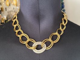 Vintage Halskette Luxus Modeschmuck  