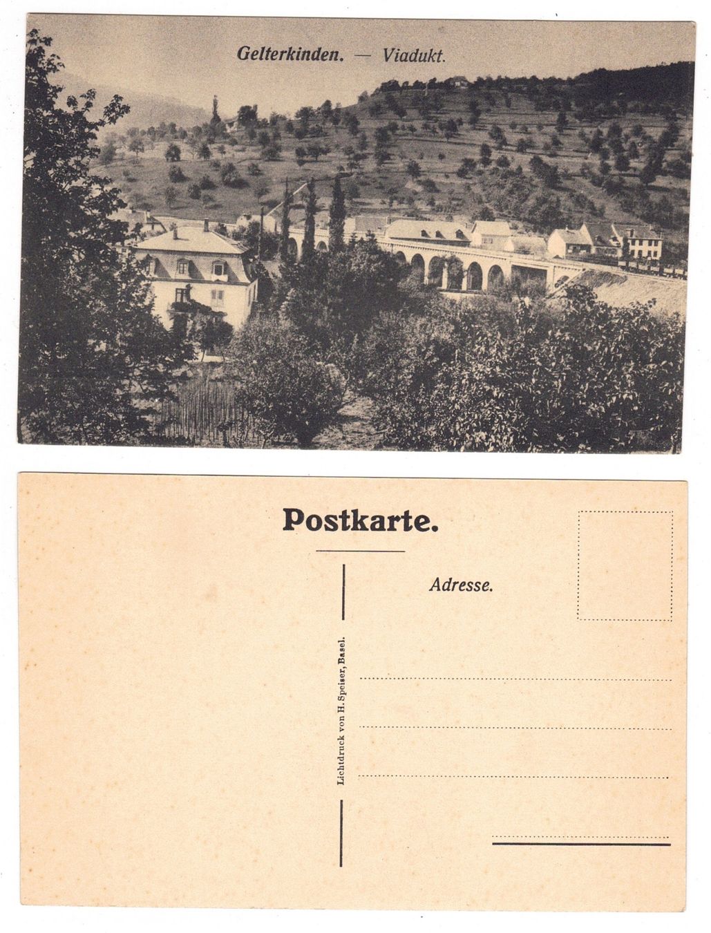 Cartoline postali: Gelterkinden, Viadukt – Usato da La Tour-de-Peilz venduto da amjust