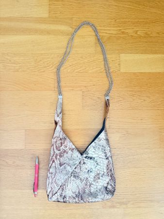 Sac - ZARA GENUINE LEATHER GOLD SHOULDER BAG